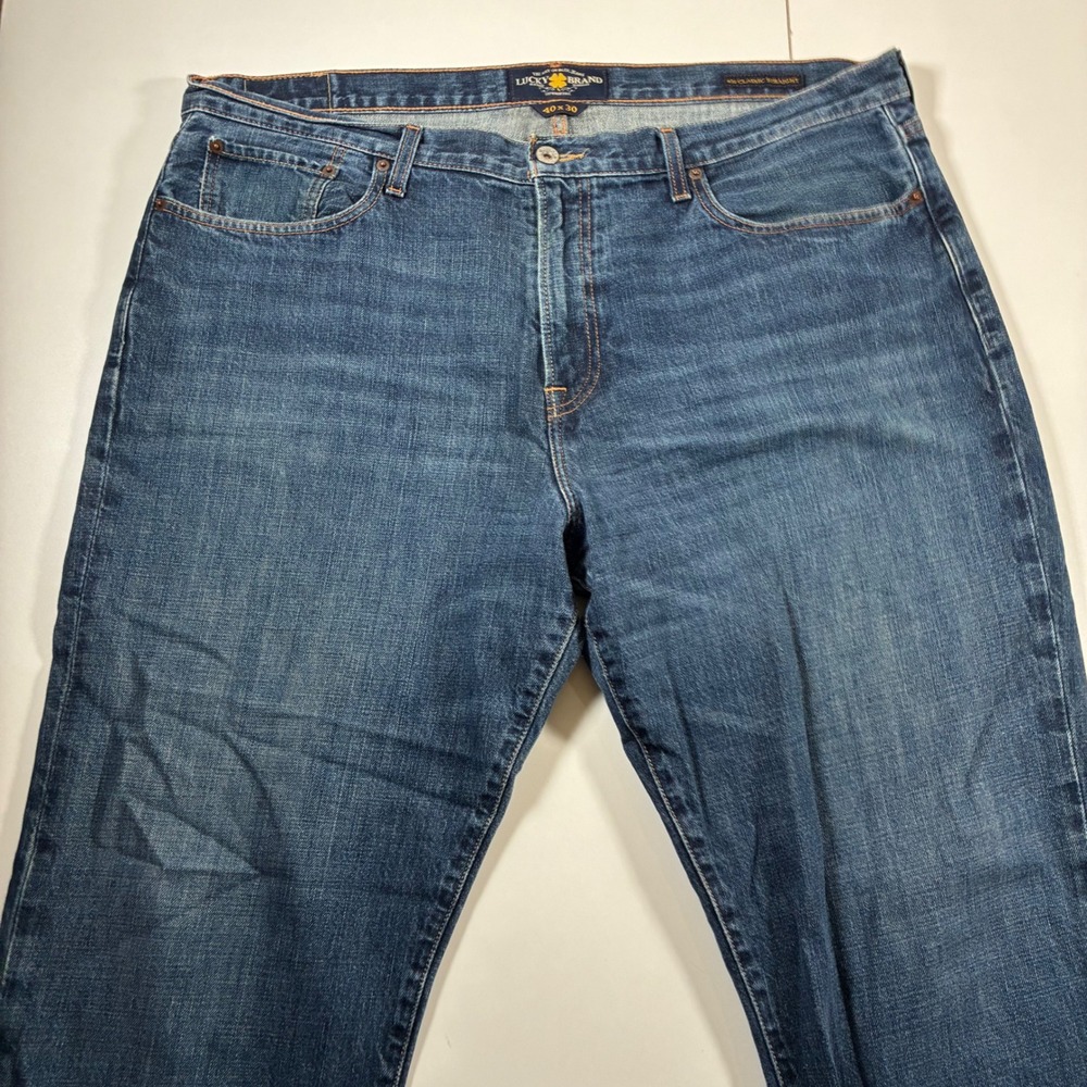 Lucky Brand Jeans 42x30 Blue 429 Classic Straight Denim Pants (Tag 40x30)